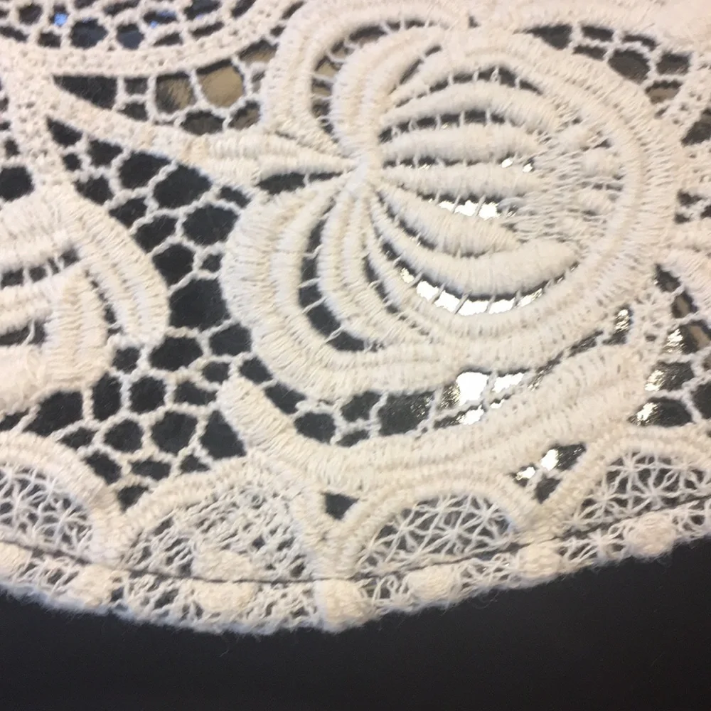 Patent Leather and Lace Evening Bag Cl… - Picture 2 of 5